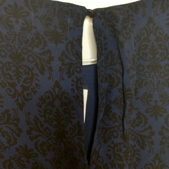 NWT Old Navy Dark Blue Women's Patterned Dress - Picture 2 of 6